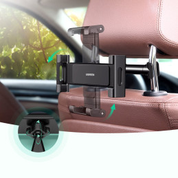 Ugreen automobilio galvos atrama išmaniojo telefono / planšetinio kompiuterio laikiklis juodas (LP160)