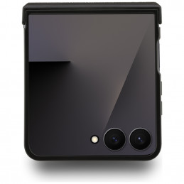 Karl Lagerfeld Saffiano Karl&Choupette Pin dėklas, skirtas Samsung Galaxy Z Flip 7 - juodas