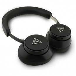 Ausinės „Guess Saffiano Triangle Logo Bluetooth ENC“ – juodos