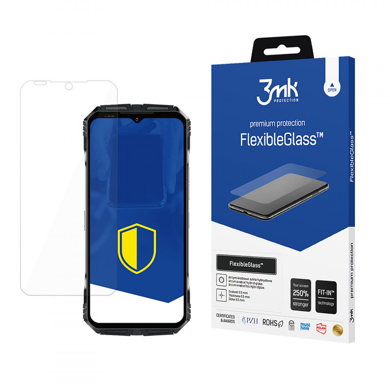 3mk „FlexibleGlass“ hibridinis stiklas, skirtas „Doogee S118“