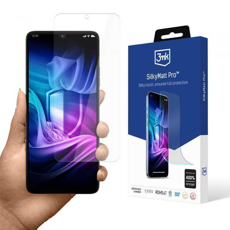 3mk Silky Matt Pro matinė plėvelė Motorola Moto G06 / Moto G06 Power telefonui