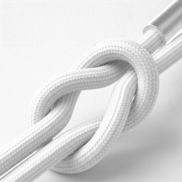 3mk Hyper Cable N-SERIES USB-C / Lightning 1m 9V/ 2A 20W / baltas