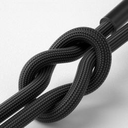3mk Hyper Cable 3mk Hyper Cable N-SERIES USB-A / USB-C 1m 9V/ 2A 18W QC 3.0 / juodas