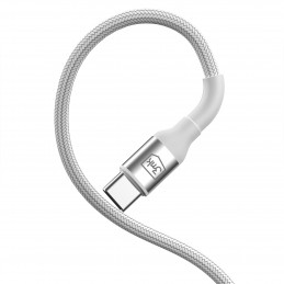 3mk Hyper Cable 3mk Hyper Cable N-SERIES USB-C / USB-C 1m 20V/ 3A 60W / baltas
