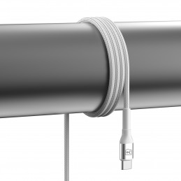 3mk Hyper Cable 3mk Hyper Cable N-SERIES USB-C / USB-C 1m 20V/ 3A 60W / baltas