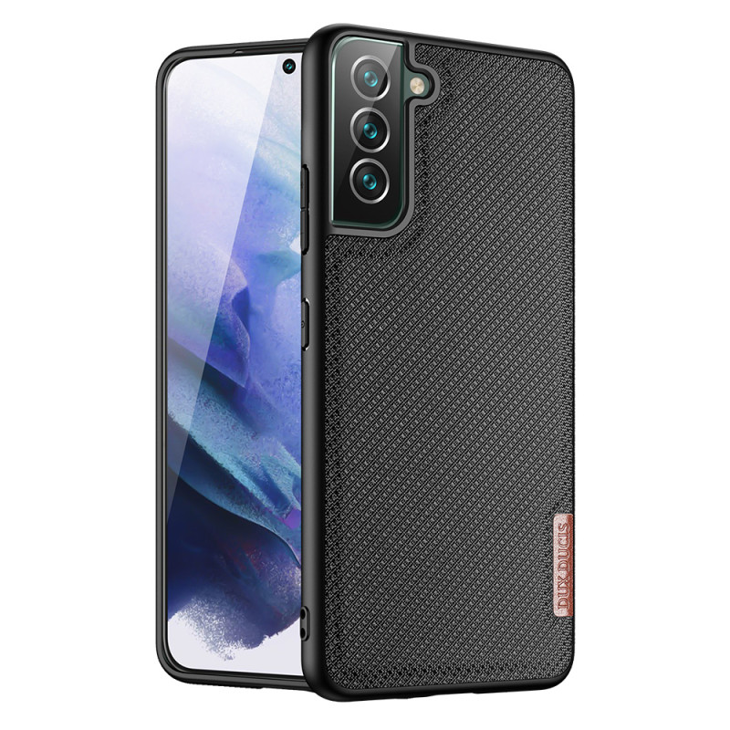 Dux Ducis Fino dėklo dangtelis, padengtas nailono medžiaga, skirtas Samsung Galaxy S22+ (S22 Plus) juodas