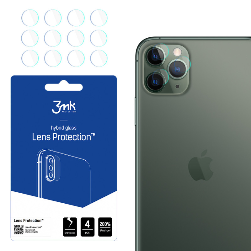 3mk objektyvo apsaugos kameros stiklas, skirtas „iPhone 11 Pro Max“