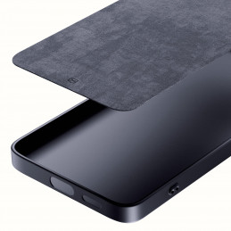 3mk Matt Case Pro, skirtas Samsung Galaxy S25 FE - matinės juodos spalvos