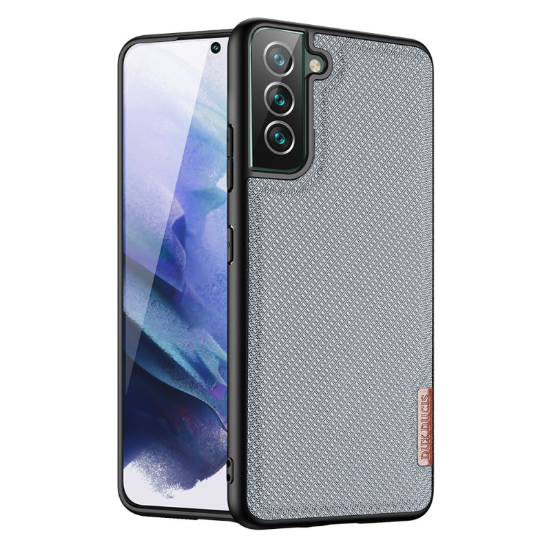 Dux Ducis Fino dėklo dangtelis, padengtas nailono medžiaga, skirtas Samsung Galaxy S22+ (S22 Plus) mėlynai