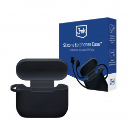 3mk silikoninis „AirPods Pro 3“ dėklas – juodas
