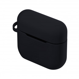 3mk silikoninis „AirPods Pro 3“ dėklas – juodas