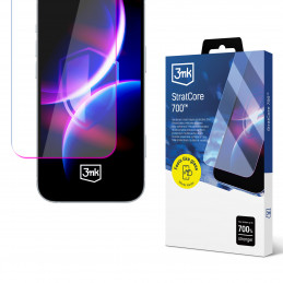 Grūdinta daugiasluoksnė apsauginė plėvelė 3mk StratCore700, skirta iPhone 17
