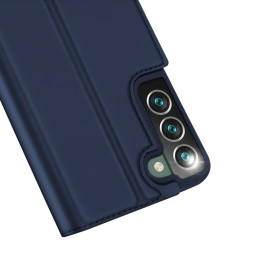 Dux Ducis Skin Pro dėklo dėklo dangtelis su atvartu, skirtas Samsung Galaxy S22+ (S22 Plus) mėlynas