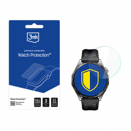 3mk laikrodžio apsaugos „FlexibleGlass“ hibridinis stiklas išmaniojo laikrodžio ekranui, skirtam „Huawei Watch GT 6 46 m...