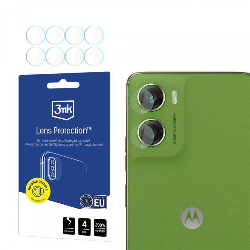 3mk objektyvo apsauginis kameros stiklas, skirtas „Motorola Moto G06“ / „Moto G06 Power“