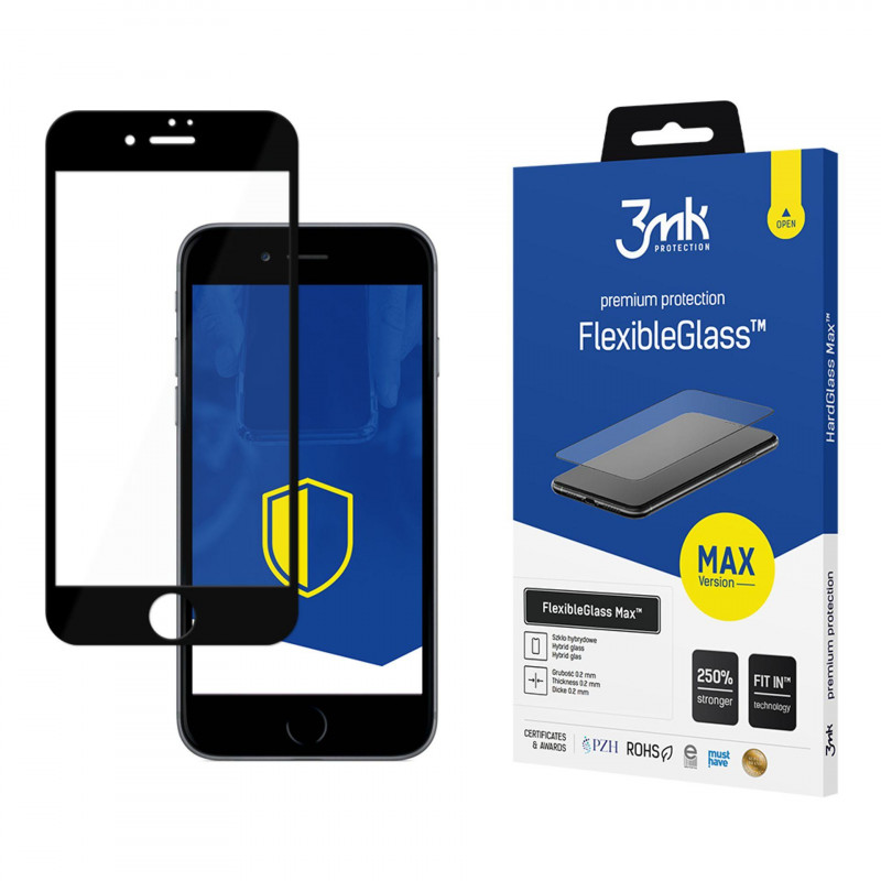 3mk „FlexibleGlass Max“ hibridinis stiklas, skirtas „iPhone 7 / 8 Plus“