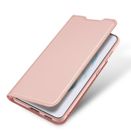 Dux Ducis Skin Pro dėklo dėklo dangtelis su atvartu, skirtas Samsung Galaxy S22+ (S22 Plus) rožinis