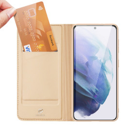 Dux Ducis Skin Pro dėklo dėklo dangtelis su atvartu, skirtas Samsung Galaxy S22+ (S22 Plus) auksui