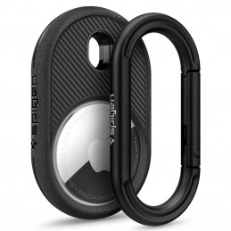 „Spigen Vault“ dėklas, skirtas „Apple AirTag“ – matinės juodos spalvos
