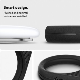 „Spigen Vault“ dėklas, skirtas „Apple AirTag“ – matinės juodos spalvos