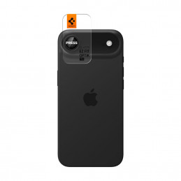 „Spigen Optik Pro Glas.tR EZ FIT“ kameros dėklai, 2 vnt., skirti „iPhone Air“ – juodi