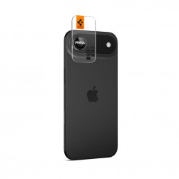 „Spigen Optik Pro Glas.tR EZ FIT“ kameros dėklai, 2 vnt., skirti „iPhone Air“ – juodi