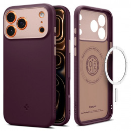 Spigen Nano Pop Mag MagSafe dėklas iPhone 17 Pro - bordo spalvos