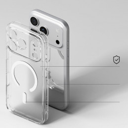 „Ringke Fusion“ magnetinis „MagSafe“ dėklas, skirtas „iPhone 17 Pro“ – matinis
