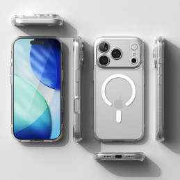 „Ringke Fusion“ magnetinis „MagSafe“ dėklas, skirtas „iPhone 17 Pro“ – matinis