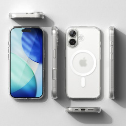 „Ringke Fusion“ magnetinis „MagSafe“ dėklas, skirtas „iPhone 17“ – matinis