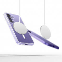 „Tech-Protect FlexAir Hybrid MagSafe“ dėklas, skirtas „Samsung Galaxy S25 FE“ – skaidrus