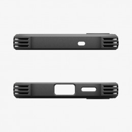 „Spigen Core Armor Mag MagSafe“ dėklas, skirtas „Samsung Galaxy S25 FE“, matinės juodos spalvos