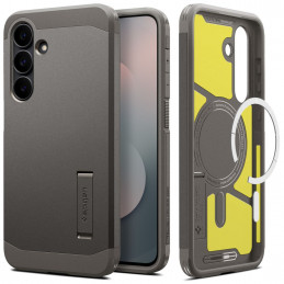 „Spigen Tough Armor Mag MagSafe“ dėklas, skirtas „Samsung Galaxy S25 FE“ – grafito spalvos