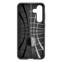 „Spigen Rugged Armor“ dėklas, skirtas „Samsung Galaxy S25 FE“, matinės juodos spalvos