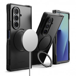 „Ringke Alles“ magnetinis „MagSafe“ dėklas, skirtas „Samsung Galaxy Z Fold 7“ – juodas