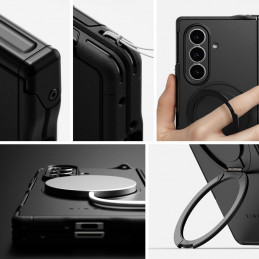 „Ringke Alles“ magnetinis „MagSafe“ dėklas, skirtas „Samsung Galaxy Z Fold 7“ – juodas