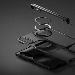 „Ringke Alles“ magnetinis „MagSafe“ dėklas, skirtas „Samsung Galaxy Z Fold 7“ – juodas