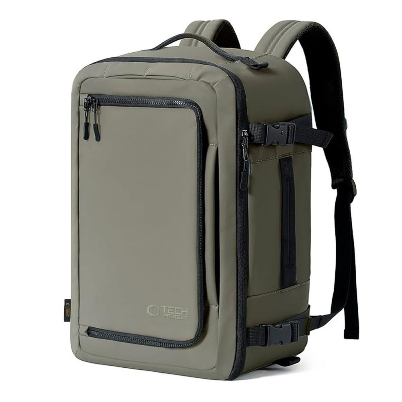 „Tech-Protect Defender S50“ kuprinė, skirta „Ryanair“ ir „Wizzar“, 20 l talpos nešiojamajam kompiuteriui – alyvuogių spa...