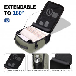 „Tech-Protect Defender S50“ kuprinė, skirta „Ryanair“ ir „Wizzar“, 20 l talpos nešiojamajam kompiuteriui – alyvuogių spa...