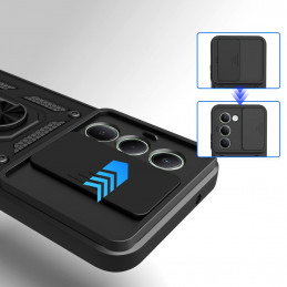 „Tech-Protect CamShield Pro“ dėklas, skirtas „Xiaomi Redmi 15 4G / 5G“ – juodas