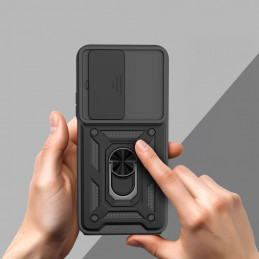 „Tech-Protect CamShield Pro“ dėklas, skirtas „Xiaomi Redmi 15 4G / 5G“ – juodas