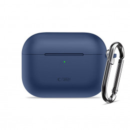 „Tech-Protect“ silikoninis dėklas su kabliuku „AirPods Pro“ – tamsiai mėlynas