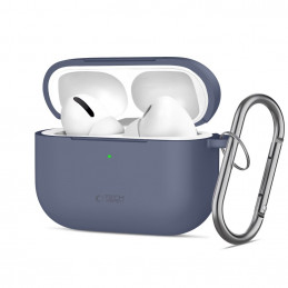 „Tech-Protect“ silikoninis dėklas su kabliuku „AirPods Pro“ – mėlynas