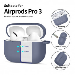 „Tech-Protect“ silikoninis dėklas su kabliuku „AirPods Pro“ – mėlynas