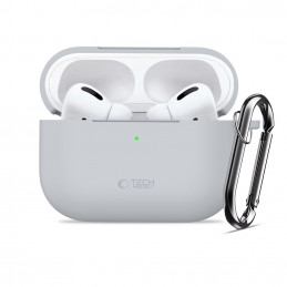 „Tech-Protect“ silikoninis kabliuko formos dėklas „AirPods Pro“ – pilkas