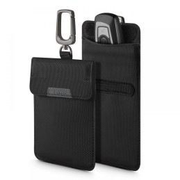 Apsaugos nuo vagystės Spigen Pouch Keyless RFID signalų blokatorius - juodas