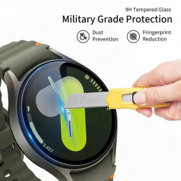 „Tech-Protect Glass Fit+“ 2 grūdinto stiklo pakuotė „Amazfit T-Rex 3 Pro 48mm“ – permatoma