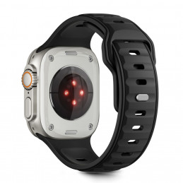 „Tech-Protect IconBand Line“ dirželis „Apple Watch 44 / 45 / 46 / 49 mm“ – juodas