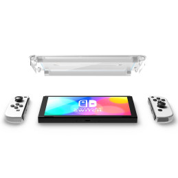 Spigen Glas.tR EZ Fit grūdintas stiklas Nintendo Switch OLED - 2 vnt.