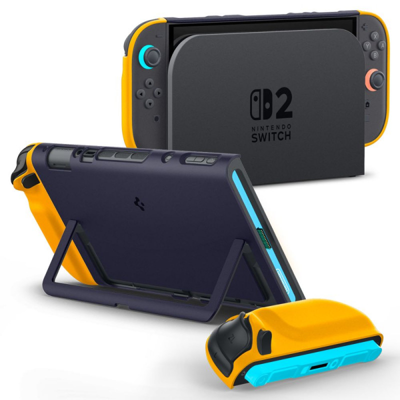 „Spigen Nano Pop“ dėklas, skirtas „Nintendo Switch 2“ – tamsiai mėlynas